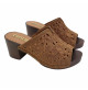 CLOGS CAMEL IN LACE