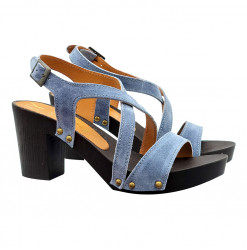 SUEDE SANDALS SAPPHIRE WITH...