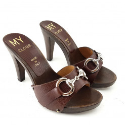 CLOGS LEATHER HANDMADE IN...