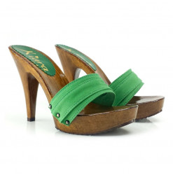 CLOGS WITH BAND (GREEN) -...