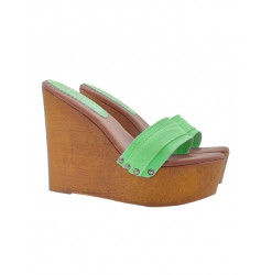 WEDGE WITH DOUBLE GREEN BAND