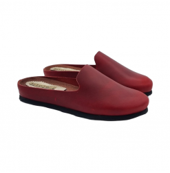 Unisex leather slippers -...