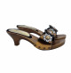 Vintage style clogs with...